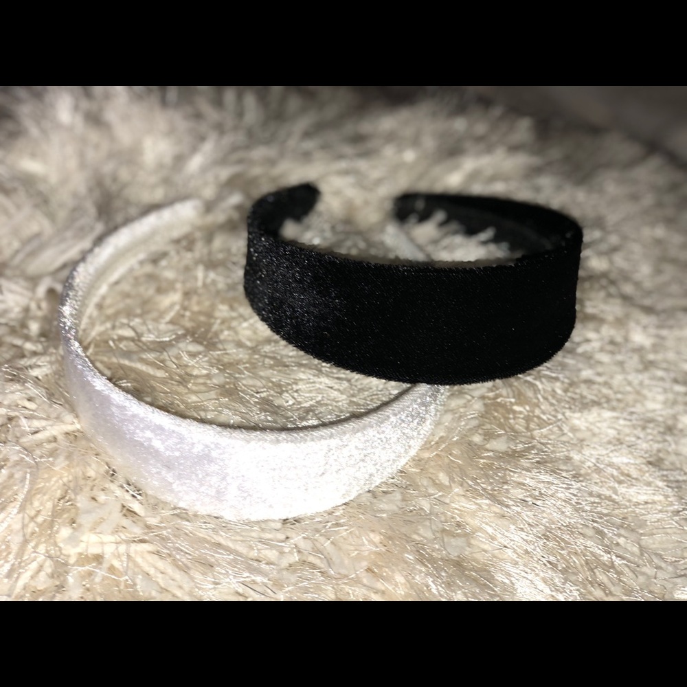 Soft velvet material headbands